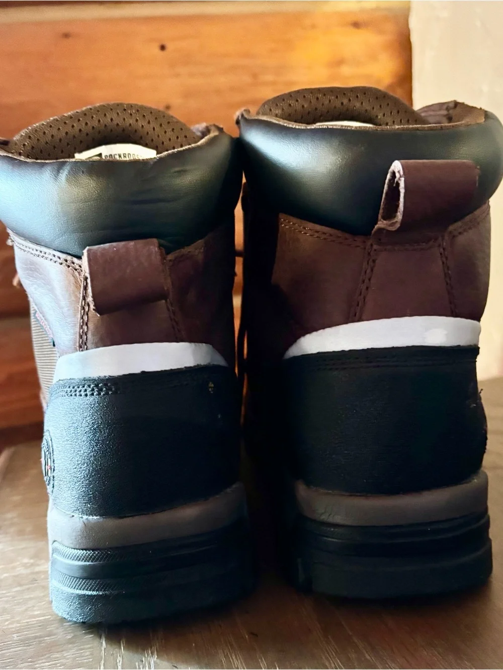 9.5 Brown Waterproof Men's Work Boot